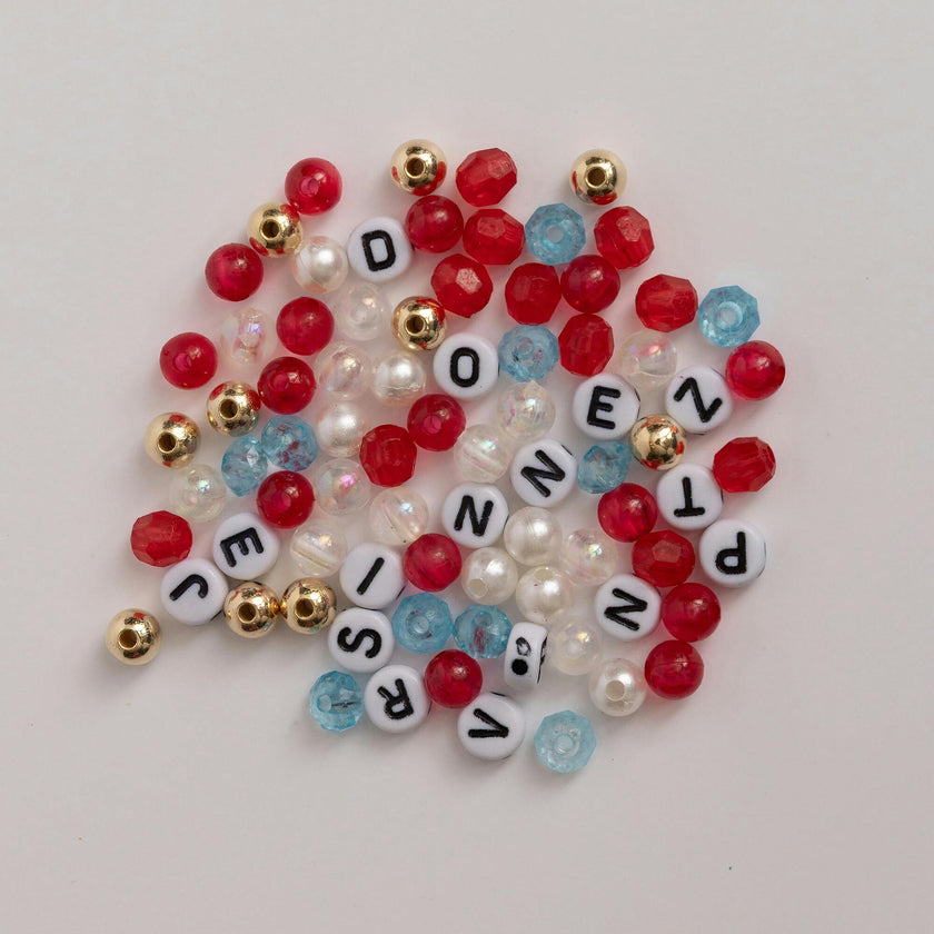 Christmas Woodland Gnome DIY Jar Letter Bead Jar Kit