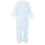 Parker Boys' Zipper Pajama - Confetti Hearts Blue