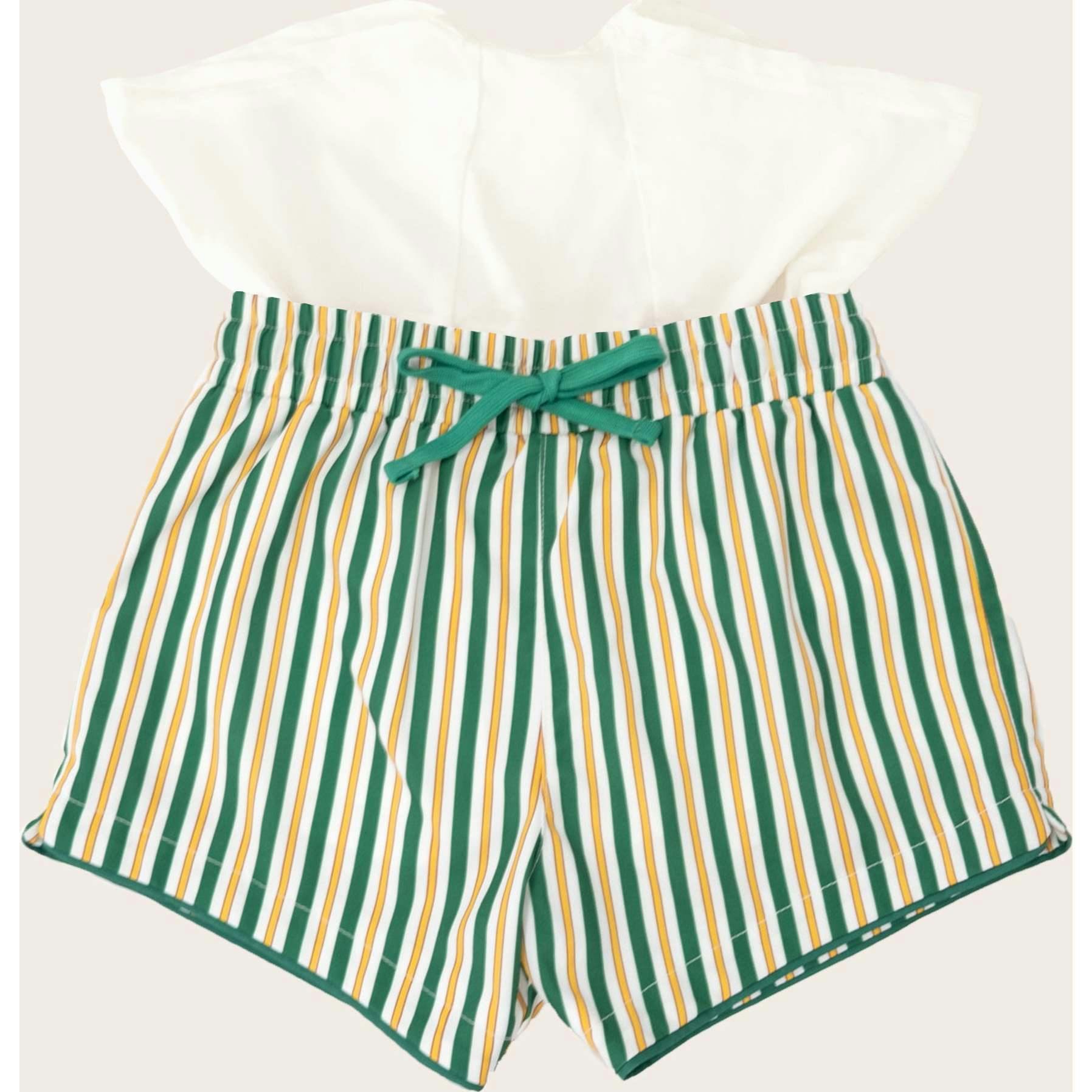 Hamptons Stripe Swim Shorts