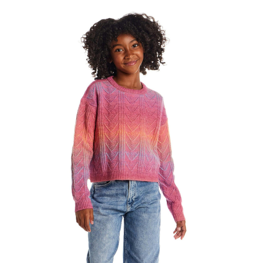 Big Kids Cable Knit Sweater