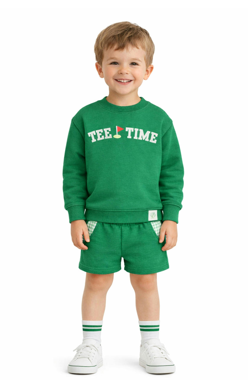 The Seersucker Pocket Short - Green