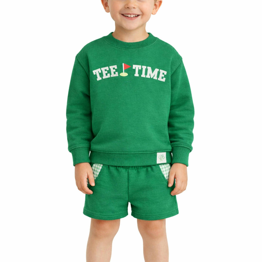 The Seersucker Pocket Short - Green