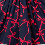 The Bow-Ment Dress, navy blue