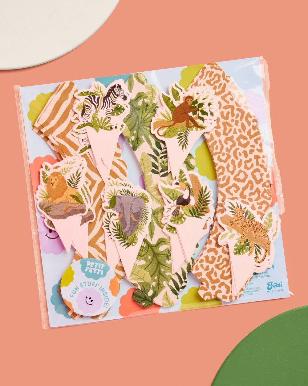 Safari Cupcake Toppers - 24 pc set