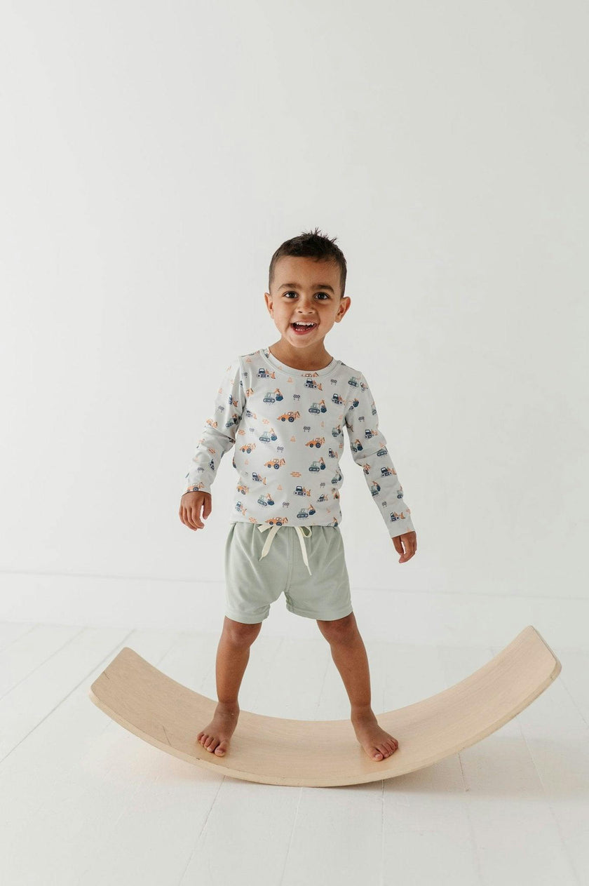 Boy's Long Sleeve Rash Guard Swim Shirt