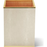 Classic Shagreen Waste Basket