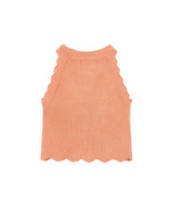 Peach Halter Neck Top