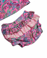 Baby Girl Swim Set – Long Sleeve & Frill Bottoms (Liberty)