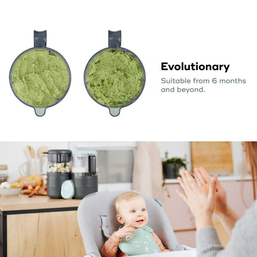 Duo Meal Lite Baby Food Maker + 6 Free Food Containers