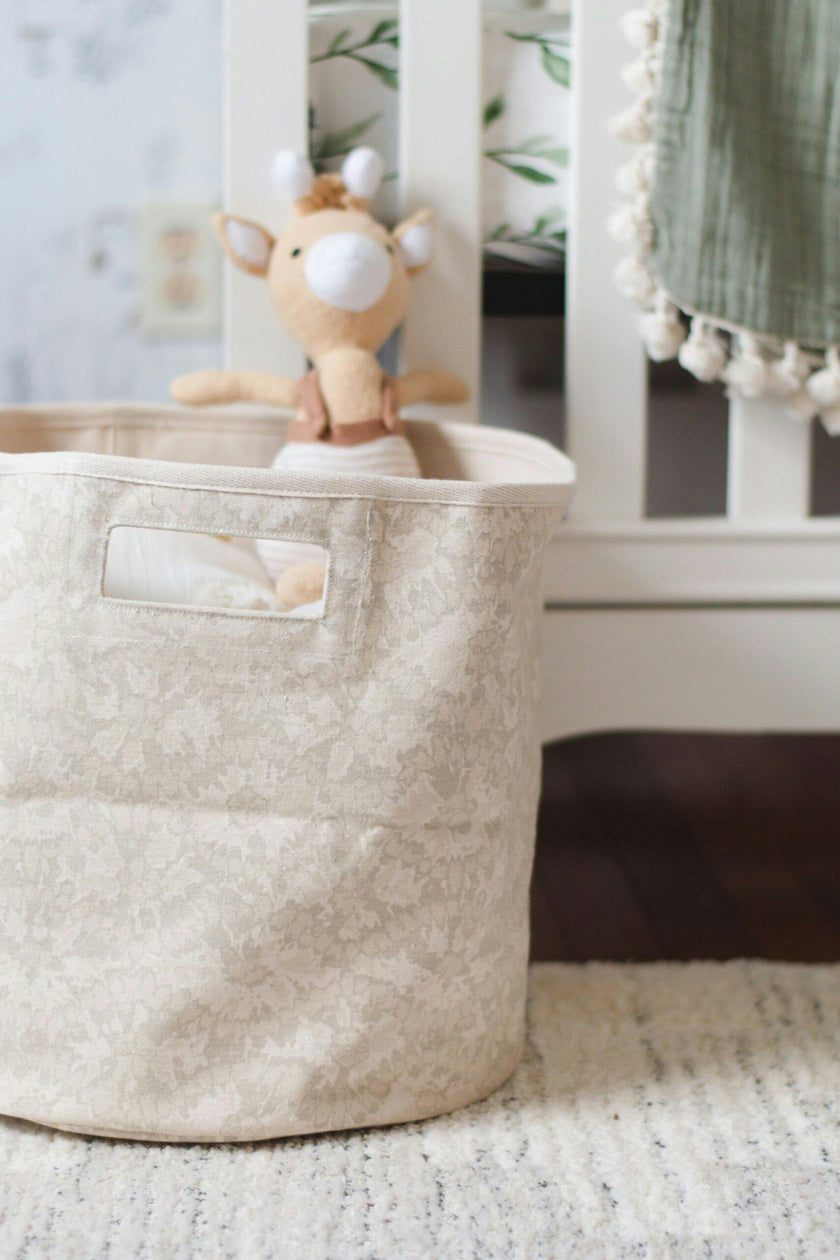 Willow Batik Canvas Storage Bin