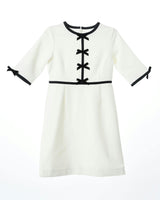Anais bow dress (ivory)