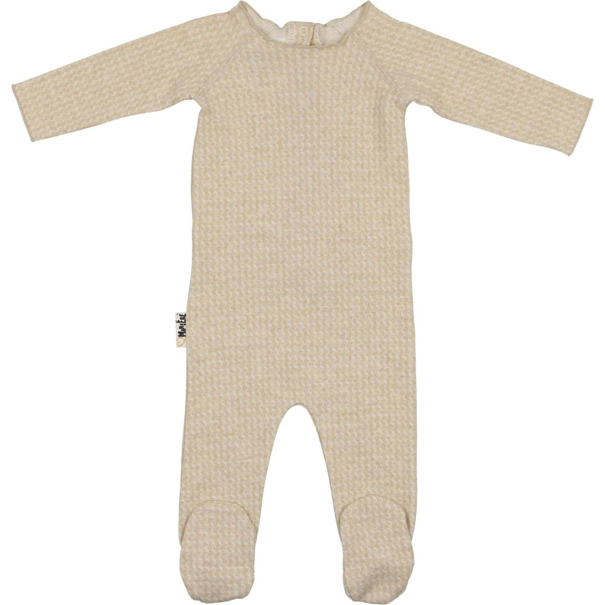 Wave Stripe Footie