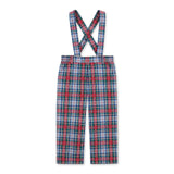 Plaid Pant With Removable Suspenders