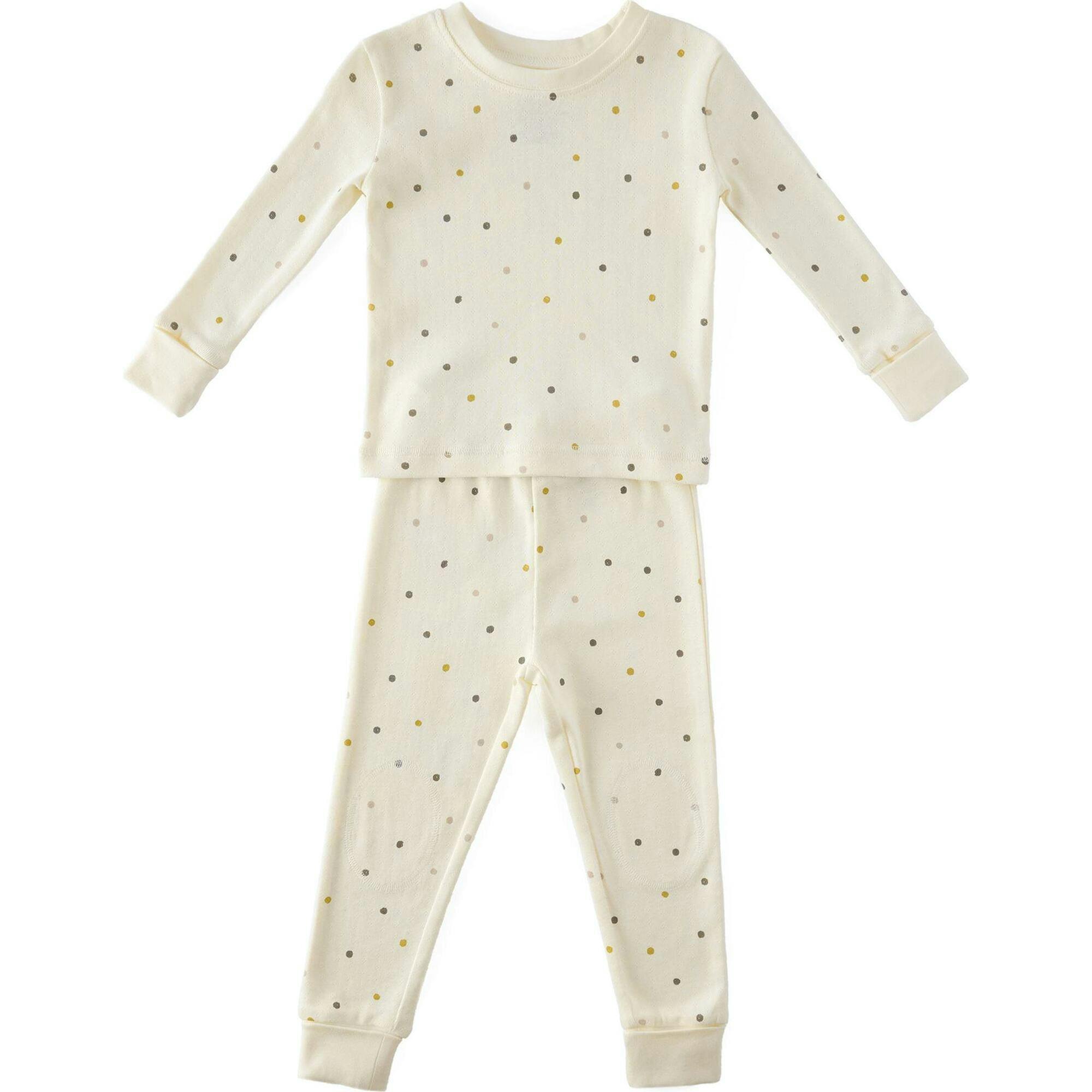 Pointelle Toddler Pajama - Polka Dotty