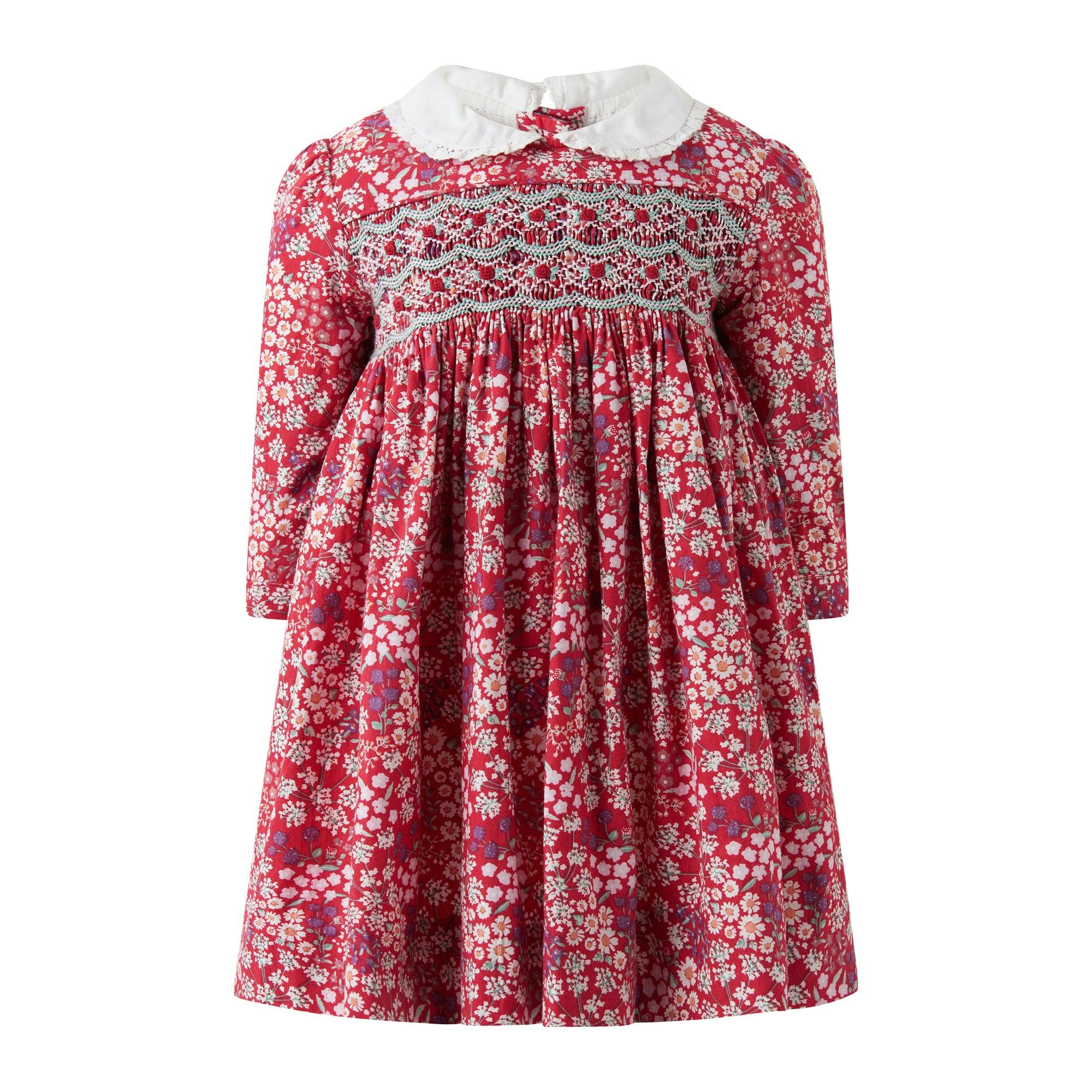Bouquet Smocked Dress and Bloomers