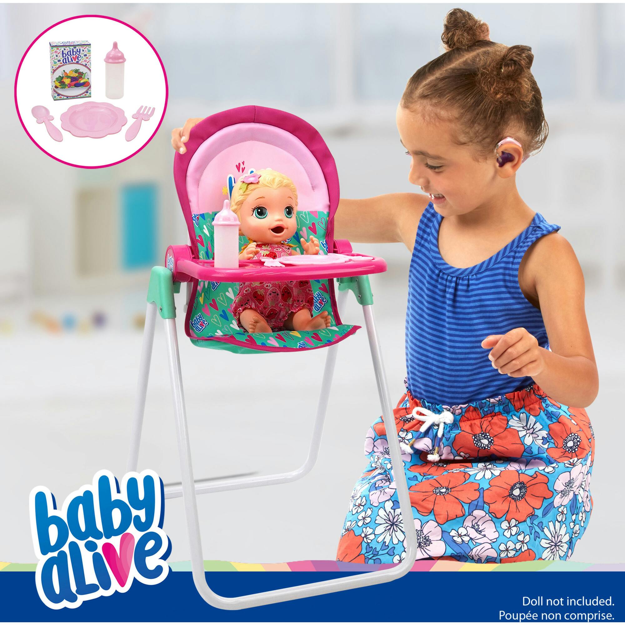 Baby Alive: Doll Highchair Set - Green