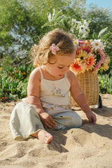 Wide-Leg Pant Set in Petite Bloom