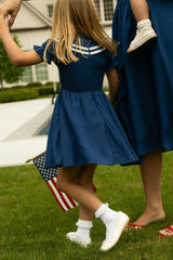Mini Alice Dress in Navy