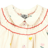 BONTON Poupee Baby Dress - Coeur Flower