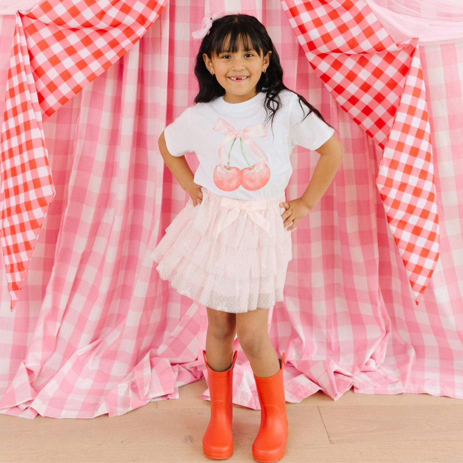 Bow Lace Tiered Tutu