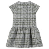 TARTINE ET CHOCOLAT Storm Green Jacquard Party Dress