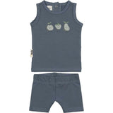 Boys Fruity Friends Print 2-Piece Tank & Short Set