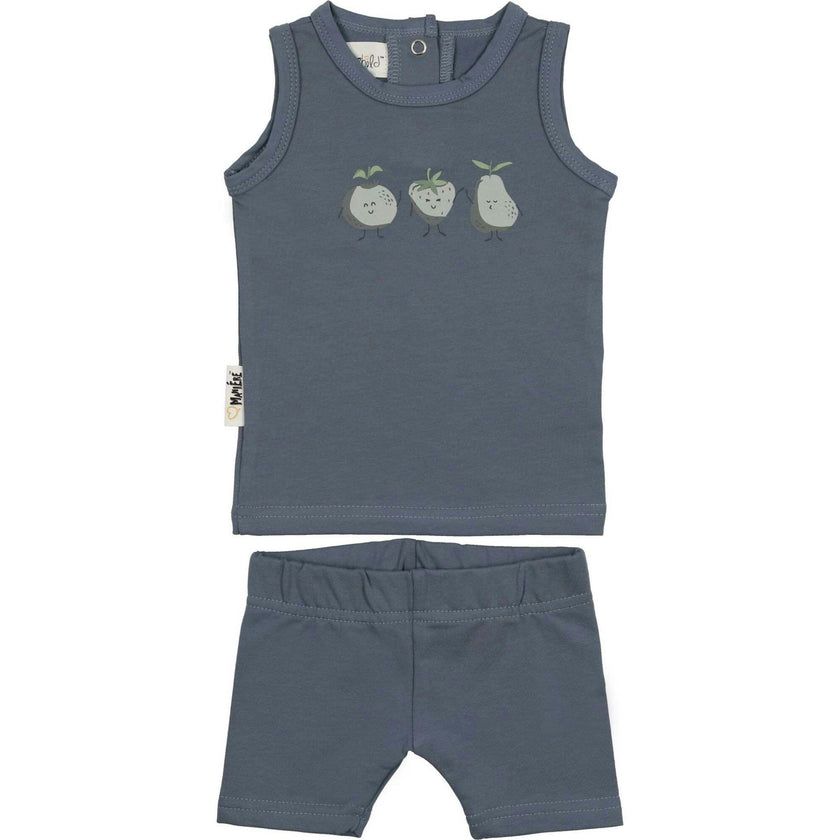 Boys Fruity Friends Print 2-Piece Tank & Short Set