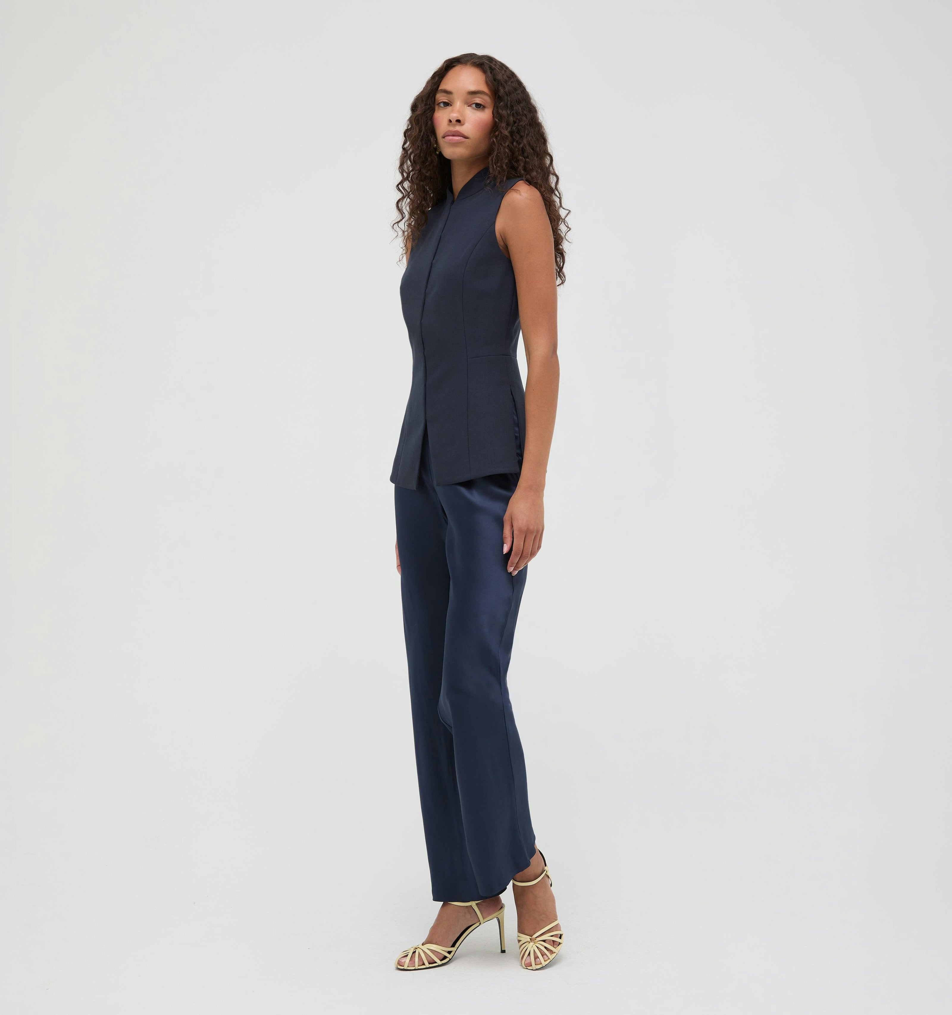 The Katrina Top -  Midnight Navy