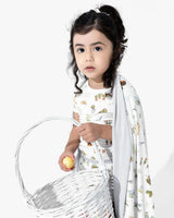 Bunny Garden Bamboo Kids Pajama Short Set