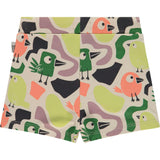 Colorful Print Drawstring Sweatshorts