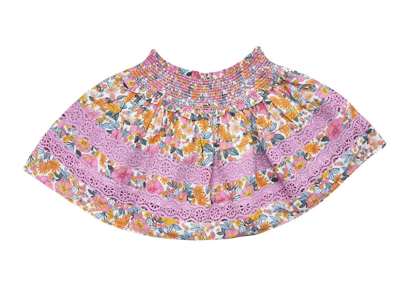 Retro Floral Parker Skirt