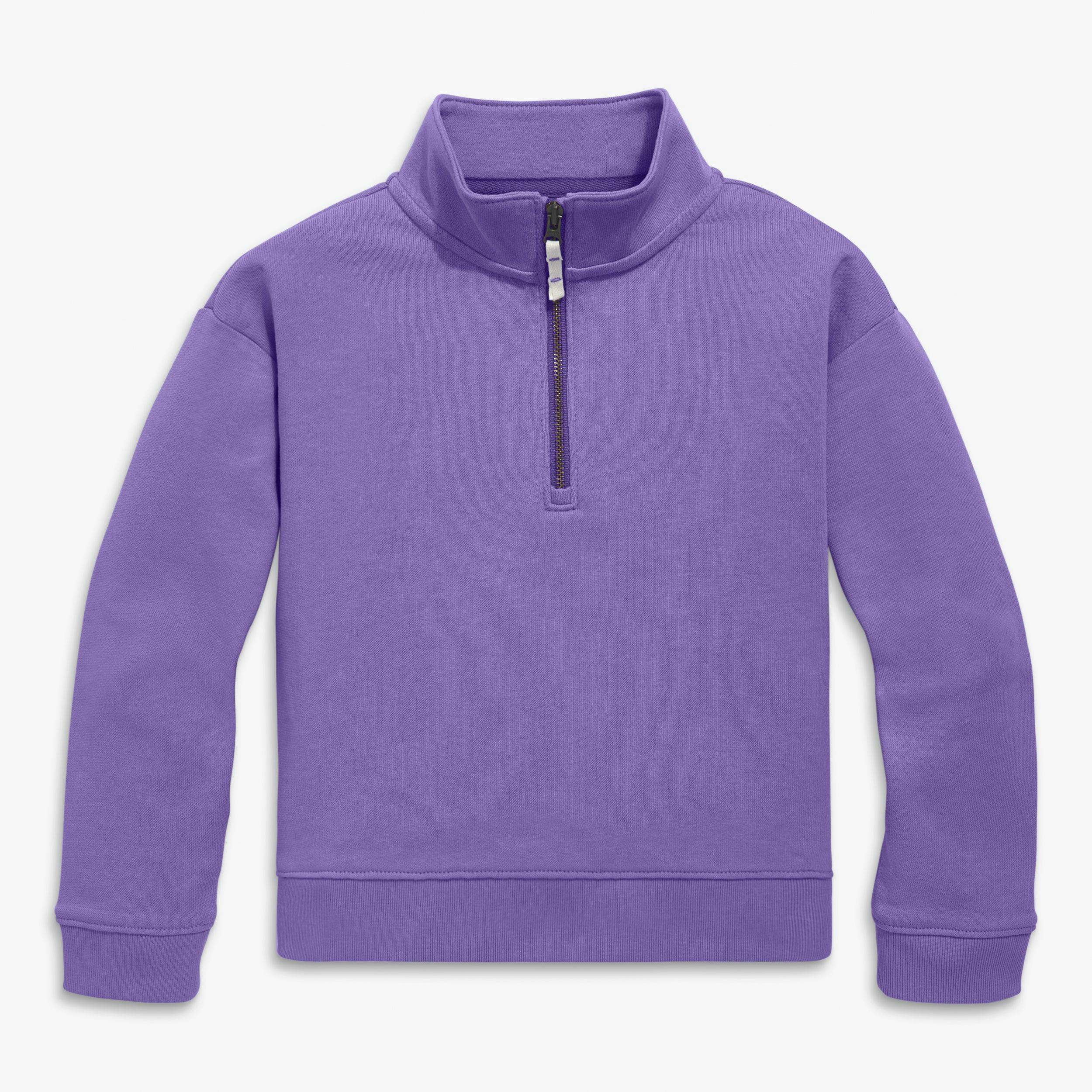 Kids quarter zip sweatshirt