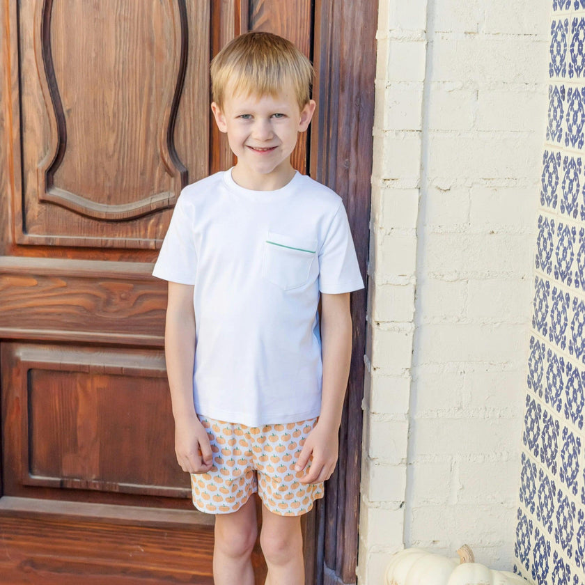 Walker Boys' Short Set - Harvest Pumpkin
