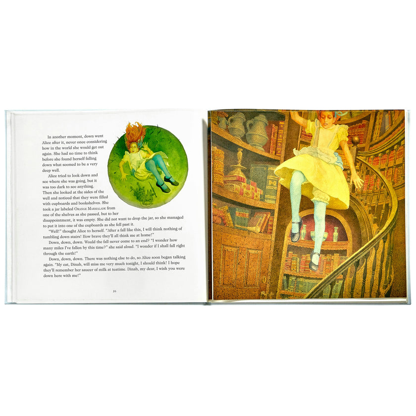Alice's Adventures in Wonderland Leather Bound Classic Children's Book