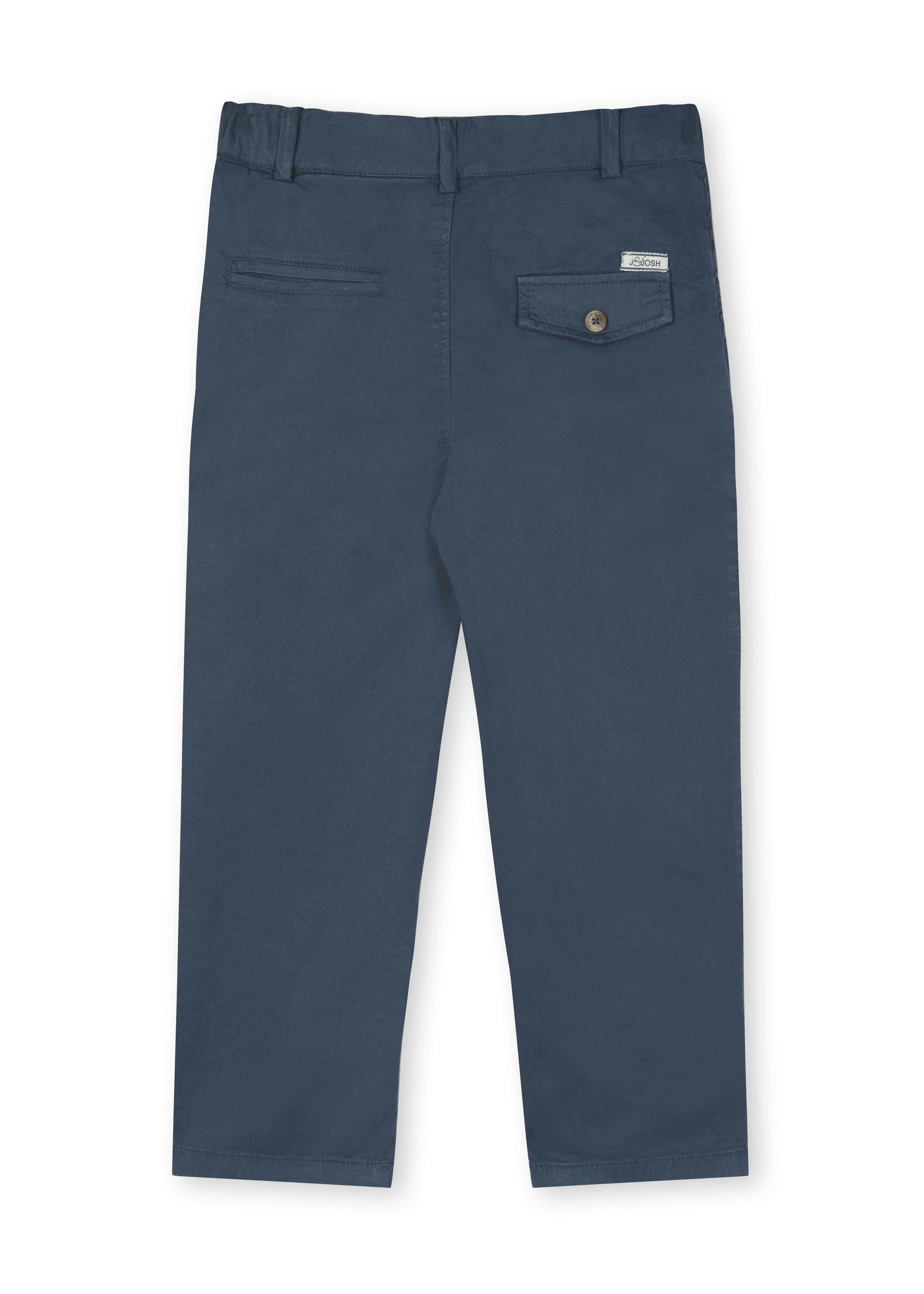 Dark Denim Lightweight Chino Trousers