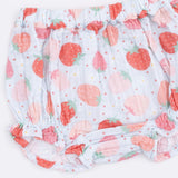 Strawberry Bliss - Ruffle Back Top & Bloomer
