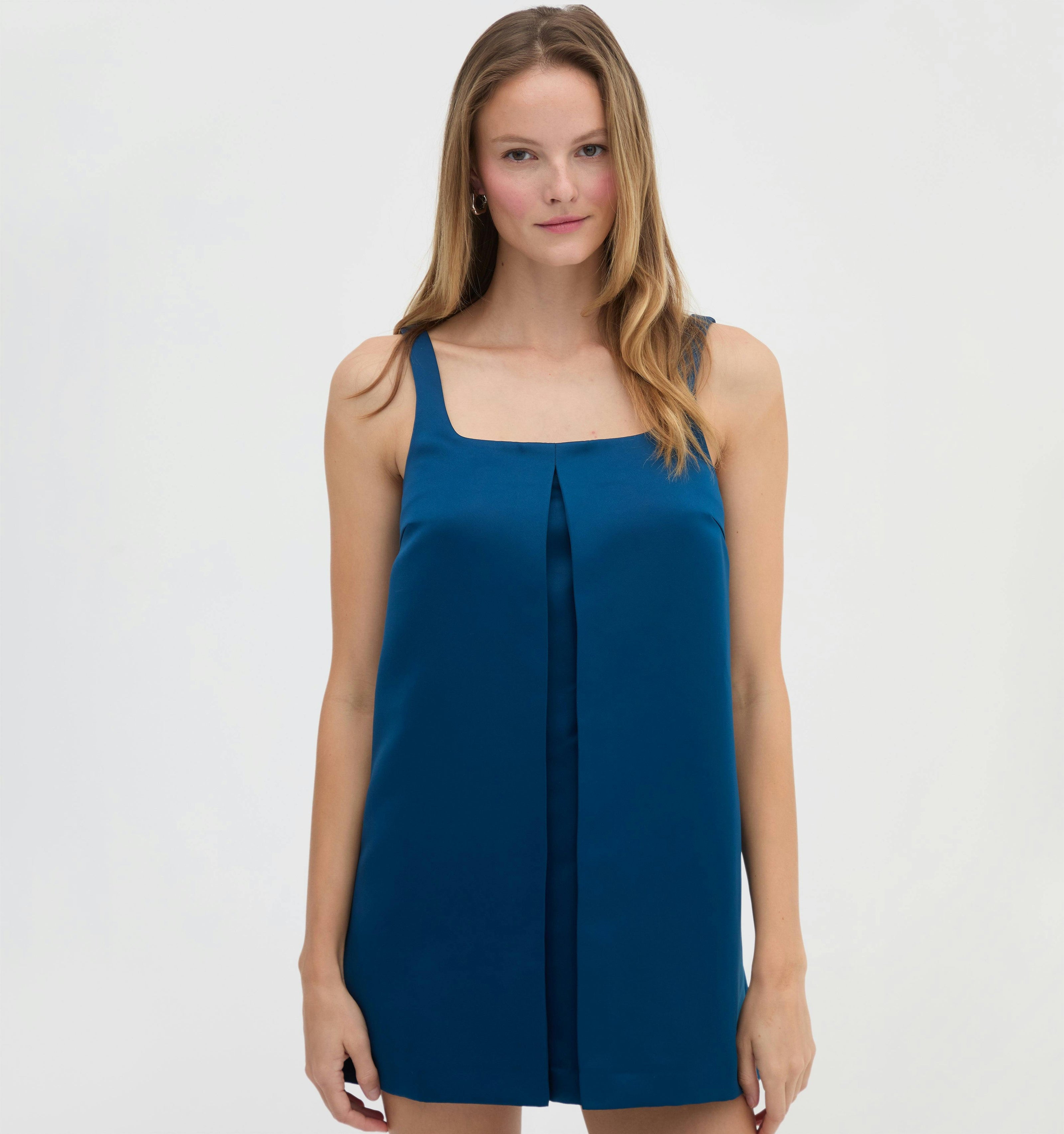 The Jasper Dress -  Peacock Blue