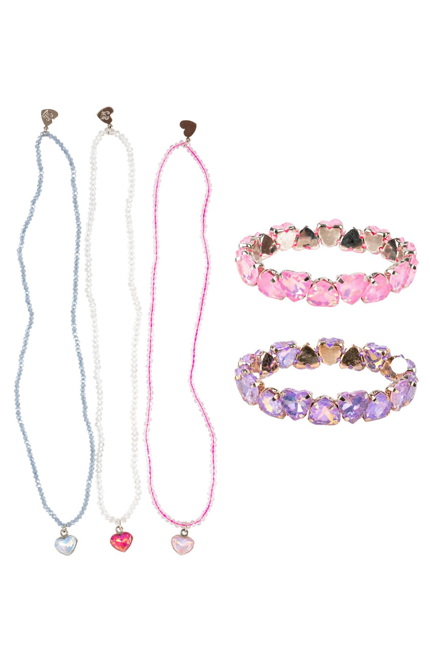 My Precious Sparkly Heart 5pc Jewelry Bundle