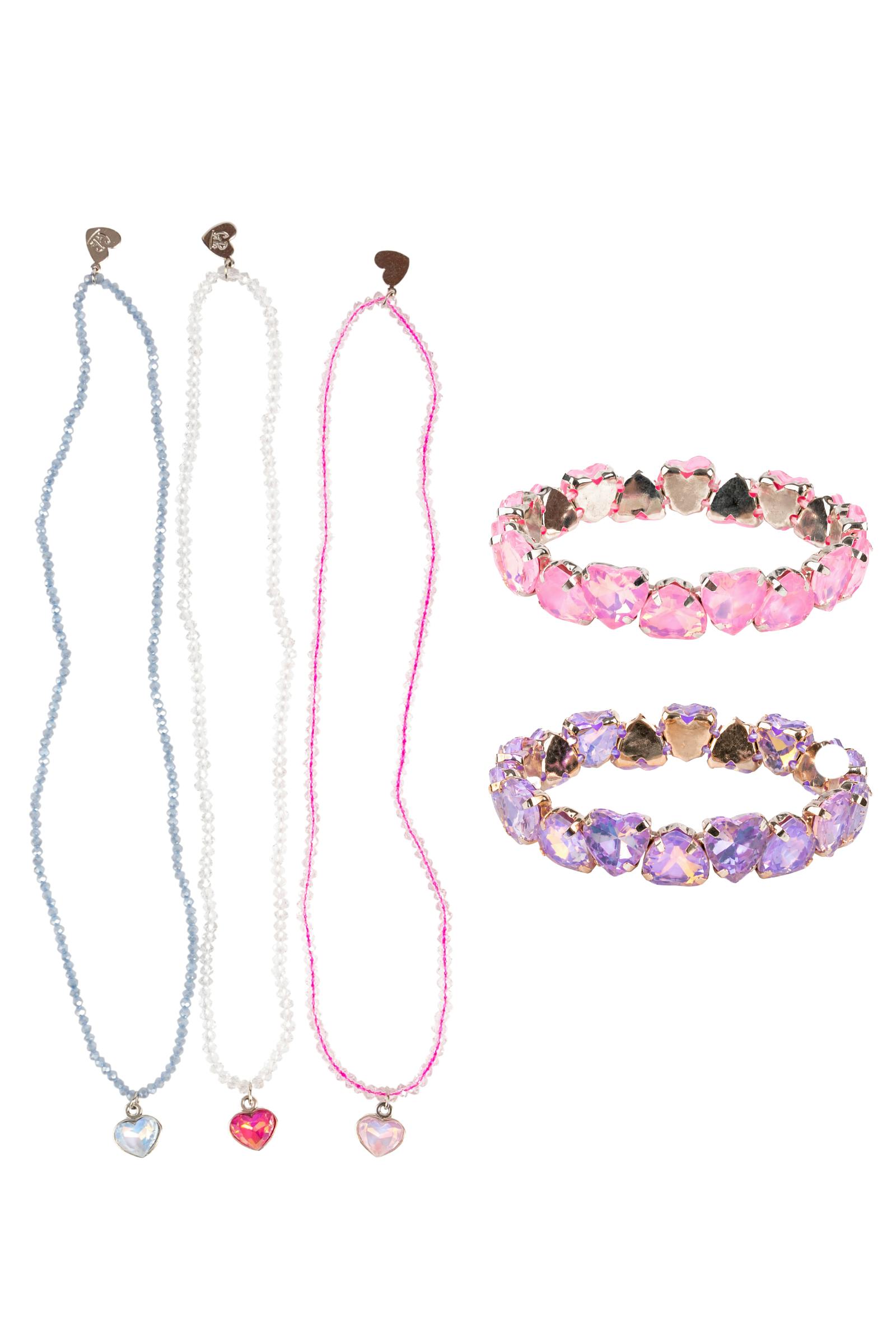 My Precious Sparkly Heart 5pc Jewelry Bundle