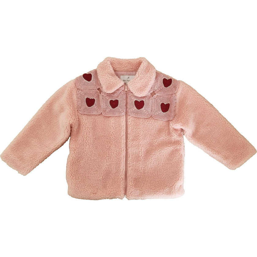 Emma Heart Crochet Jacket