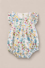 Baby Ana Romper in Floral Fields