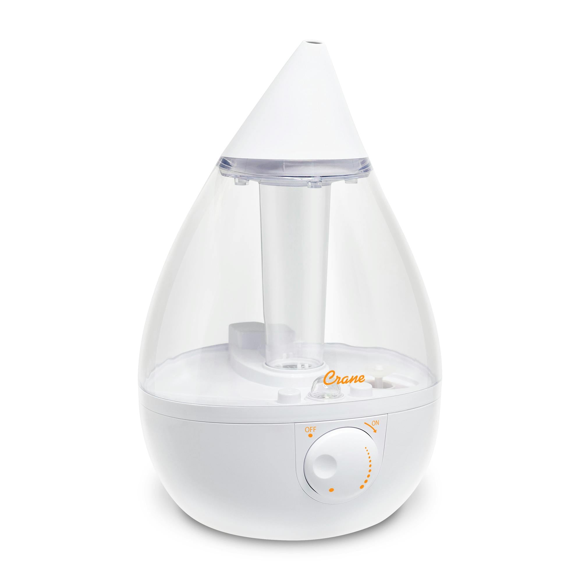 Crane 1 Gallon Drop Shape Cool Mist Humidifier for Nursery