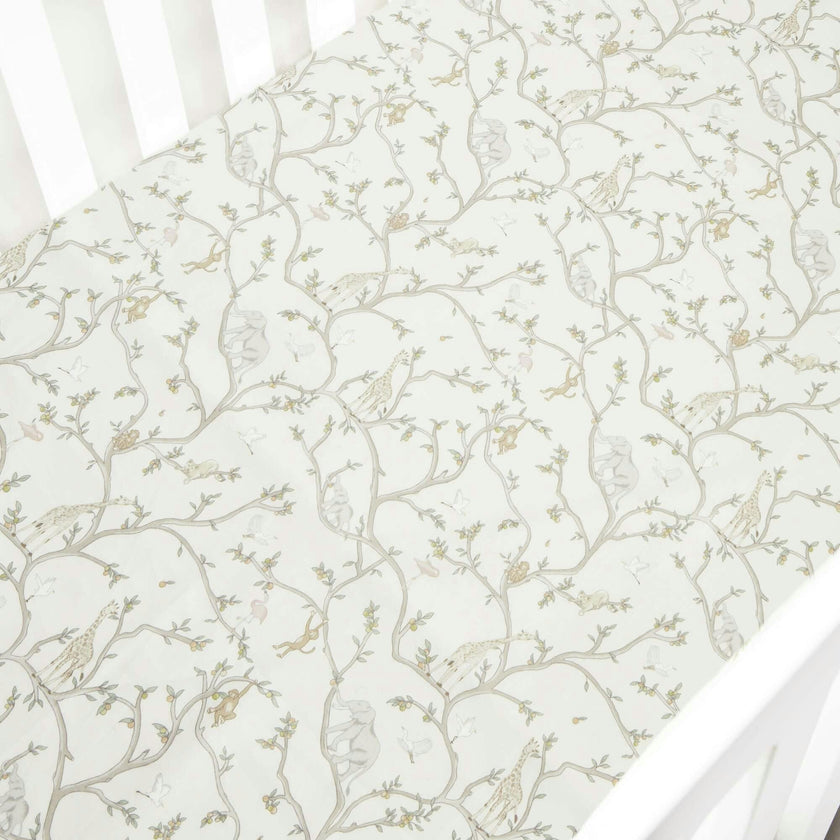 Animal Parade Crib Sheet
