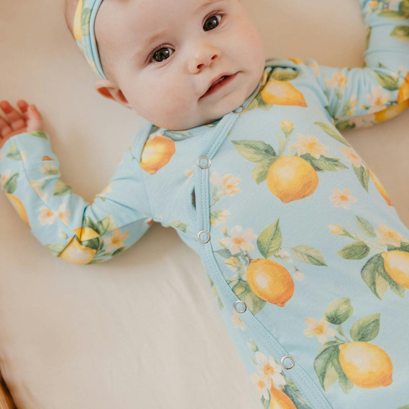 Newborn Knotted Gown - Melody