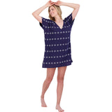 Women's Capucine Embroidered Mini Caftan Dress