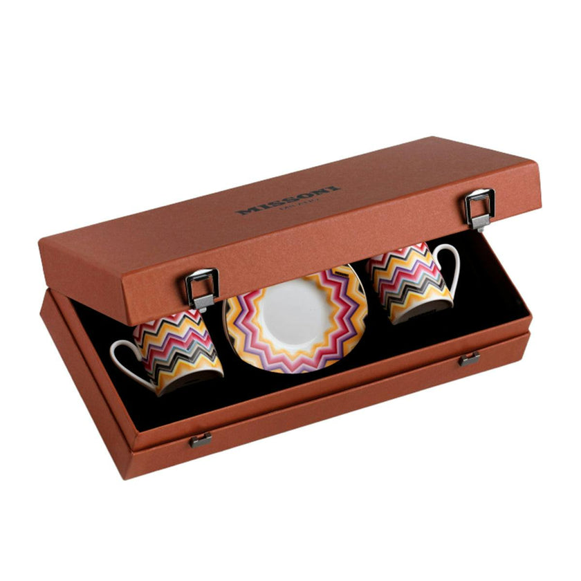 Marrakech Luxury Box Set 2 Pcs. Coffee Cup & Saucer - 6 X H 6