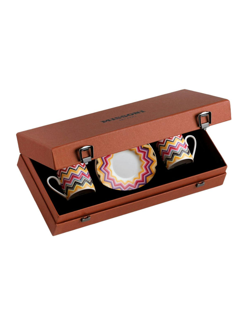 Marrakech Luxury Box Set 2 Pcs. Coffee Cup & Saucer - 6 X H 6