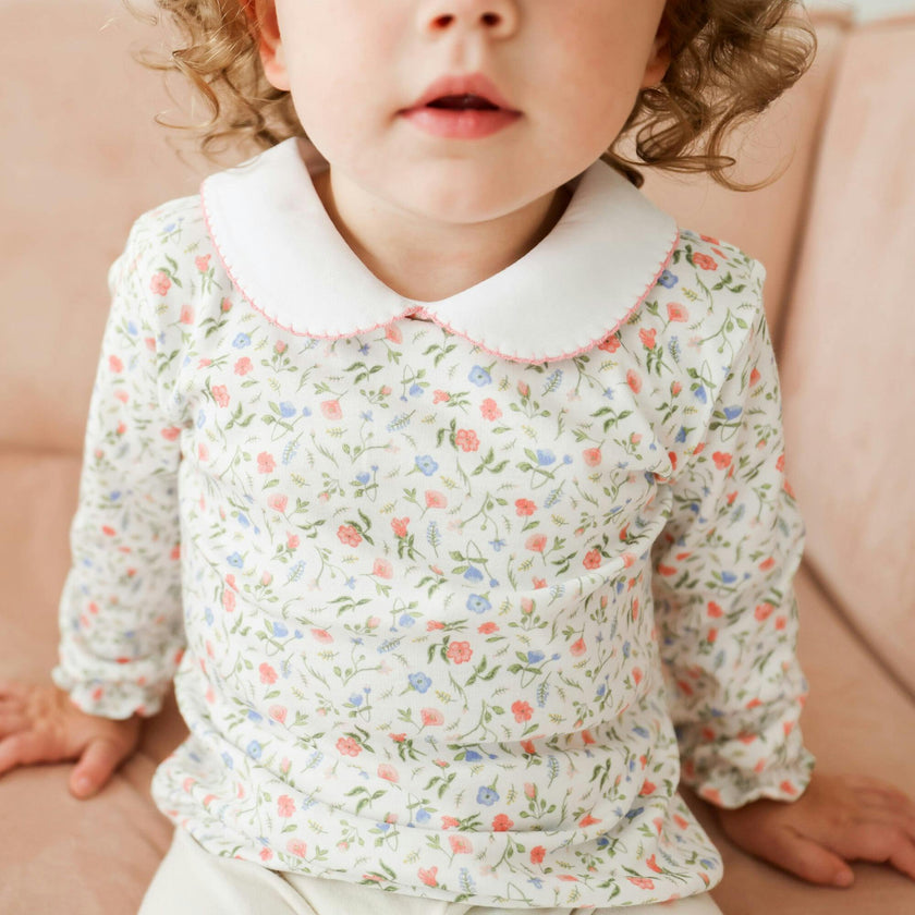 Pink Madison Peter Pan Top