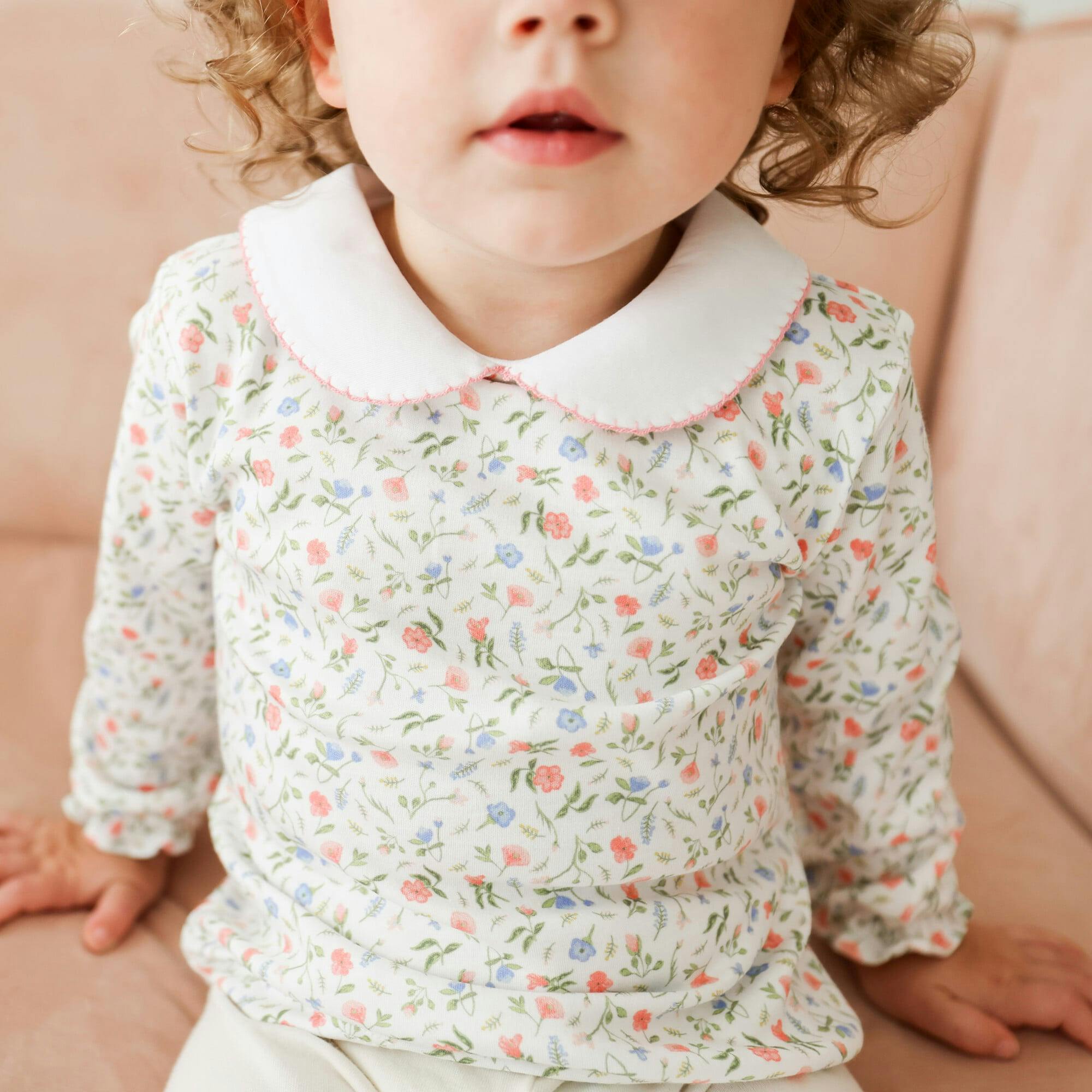 Pink Madison Peter Pan Top