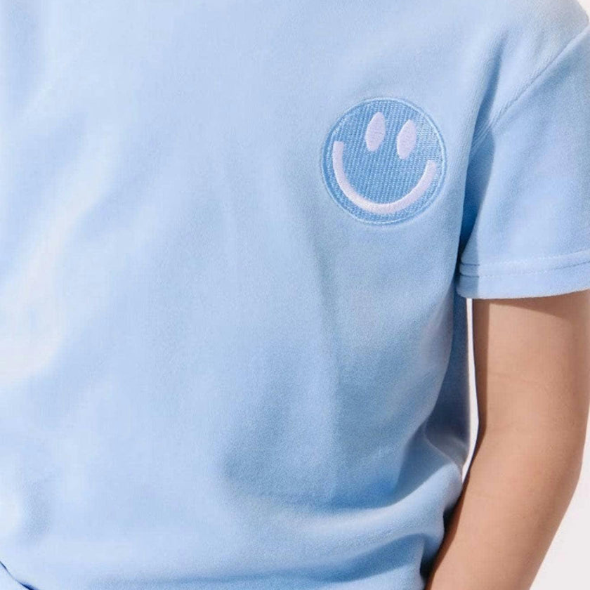 Good Vibes Only Velour Short Set
